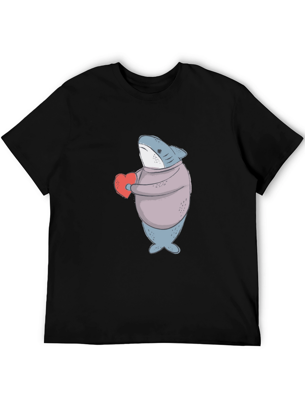 Shark with Heart Graphic Tee
