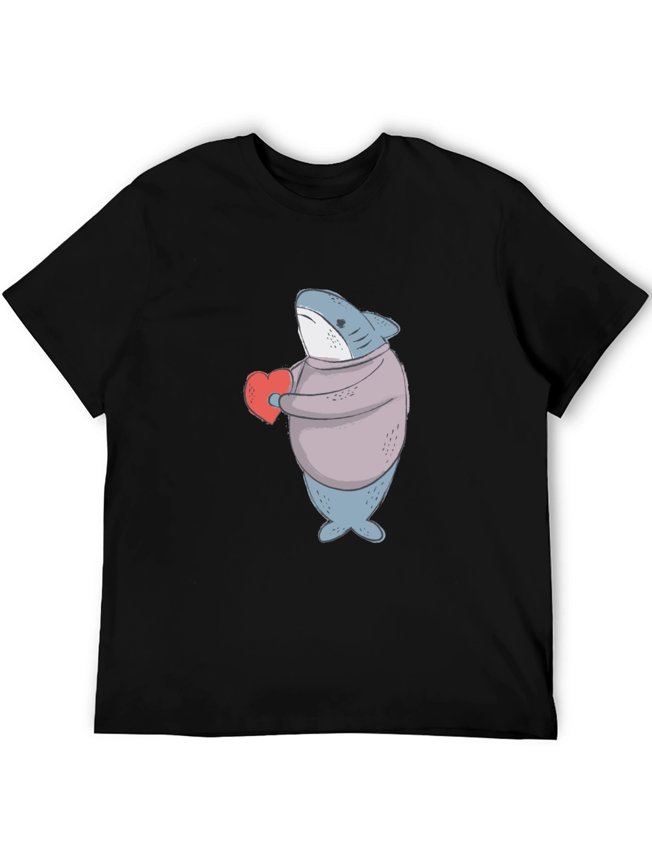 Shark with Heart Graphic Tee