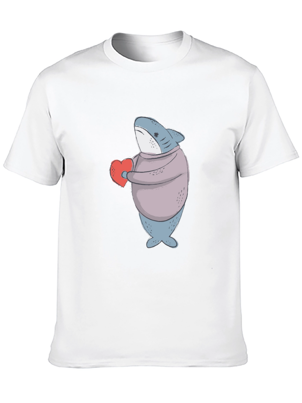 Shark with Heart Graphic Tee