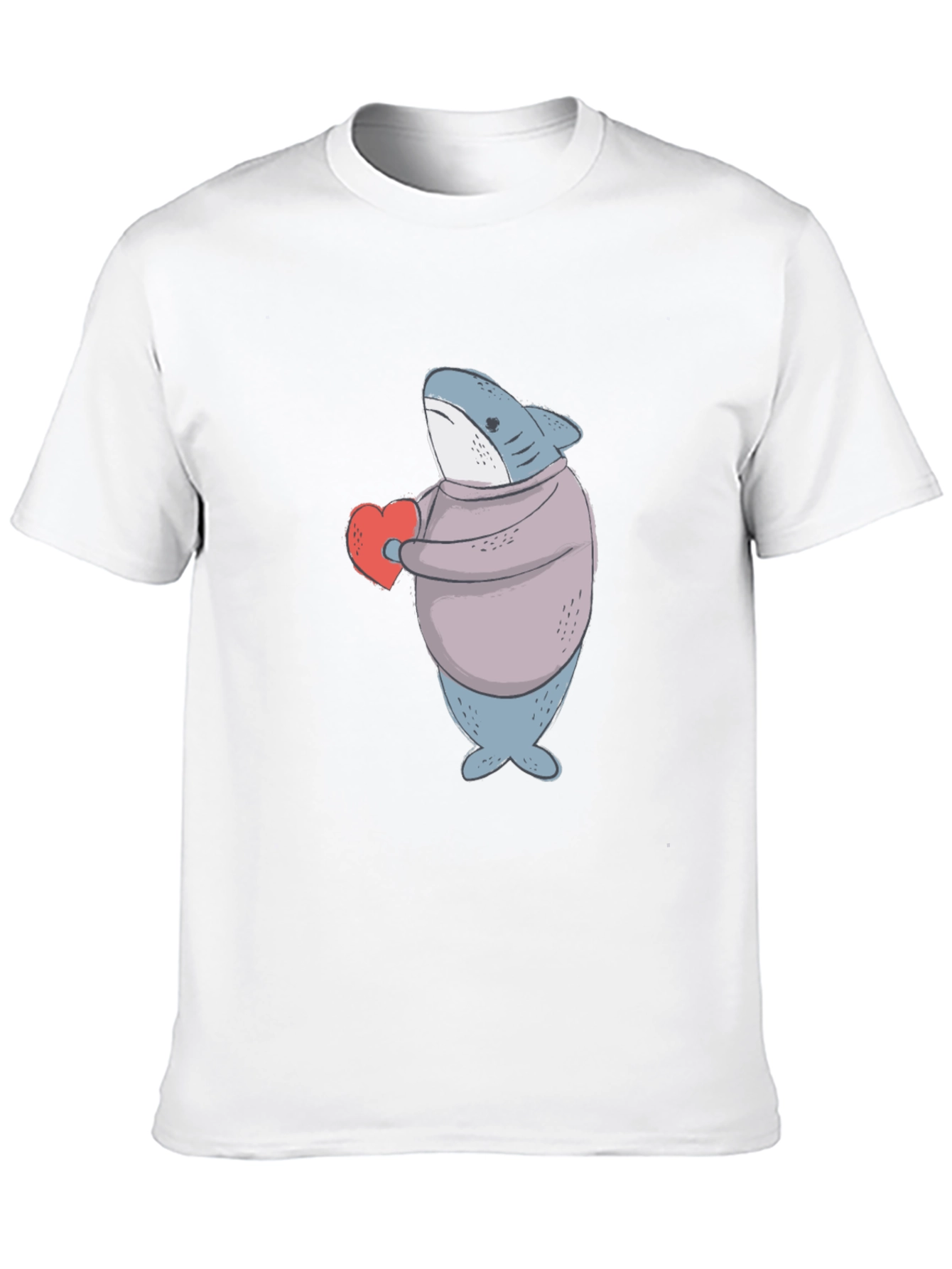 Shark with Heart Graphic Tee