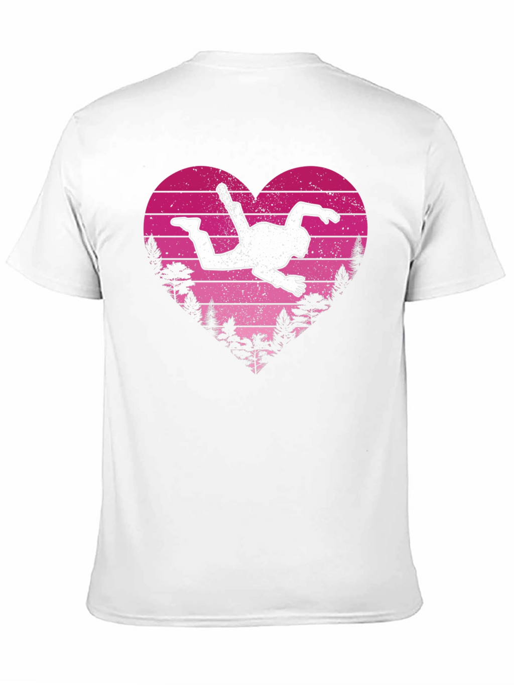 Skydiving Heart T-Shirt - Adventure Lover Gift