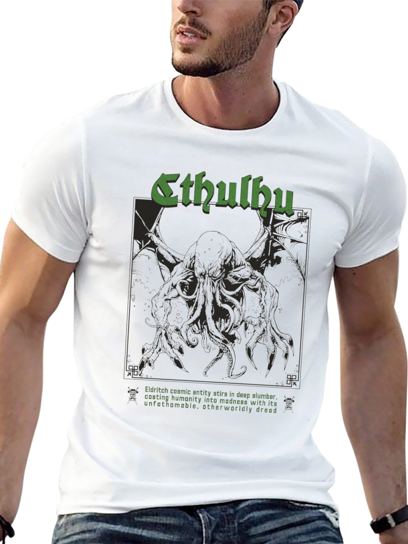 Cthulhu Eldritch Horror Graphic T-Shirt