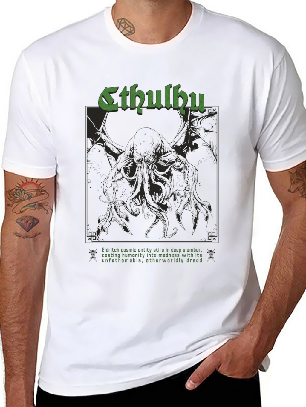 Cthulhu Eldritch Horror Graphic T-Shirt