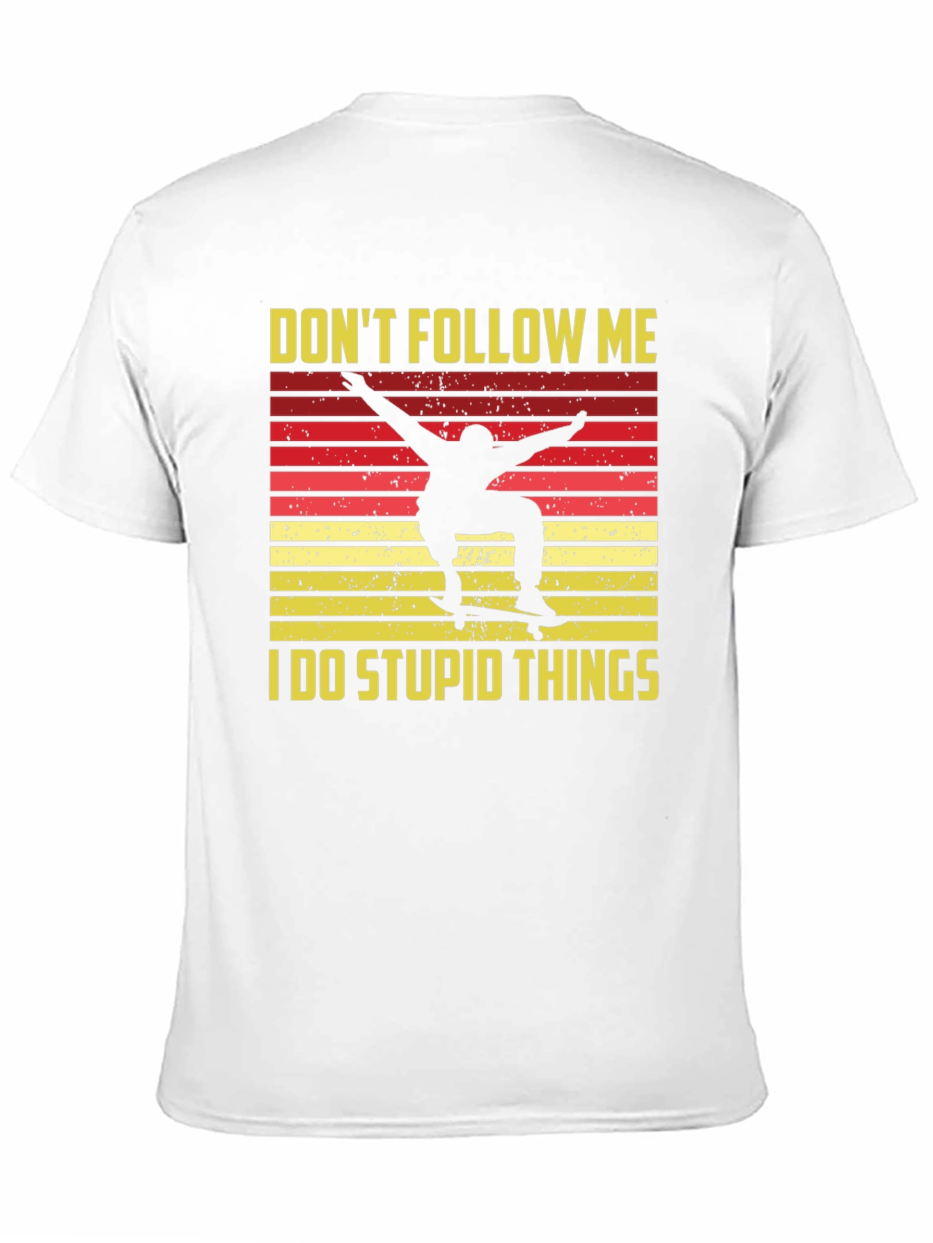 Dont Follow Me Skateboarder Graphic Tee