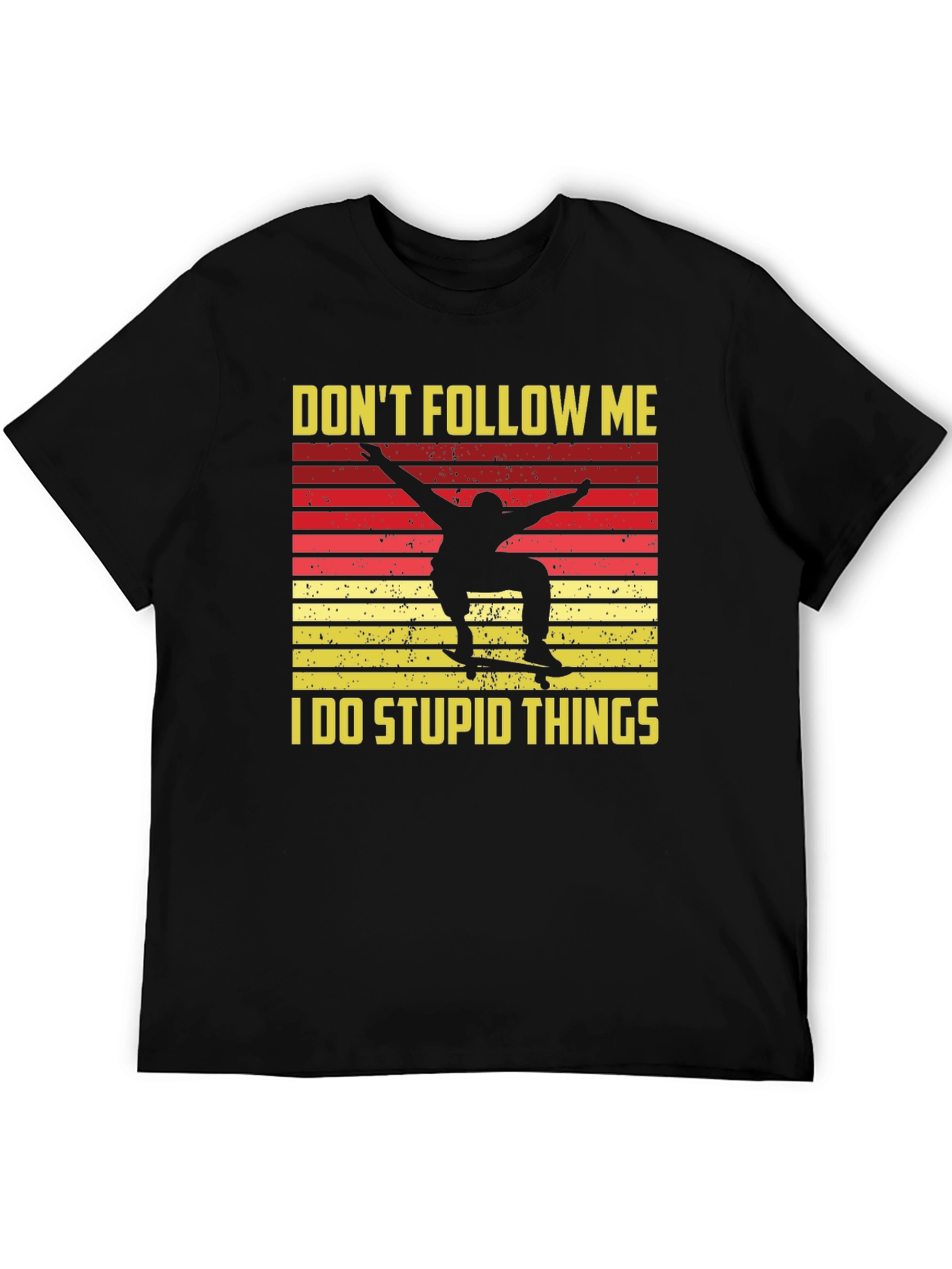 Dont Follow Me Skateboarder Graphic Tee