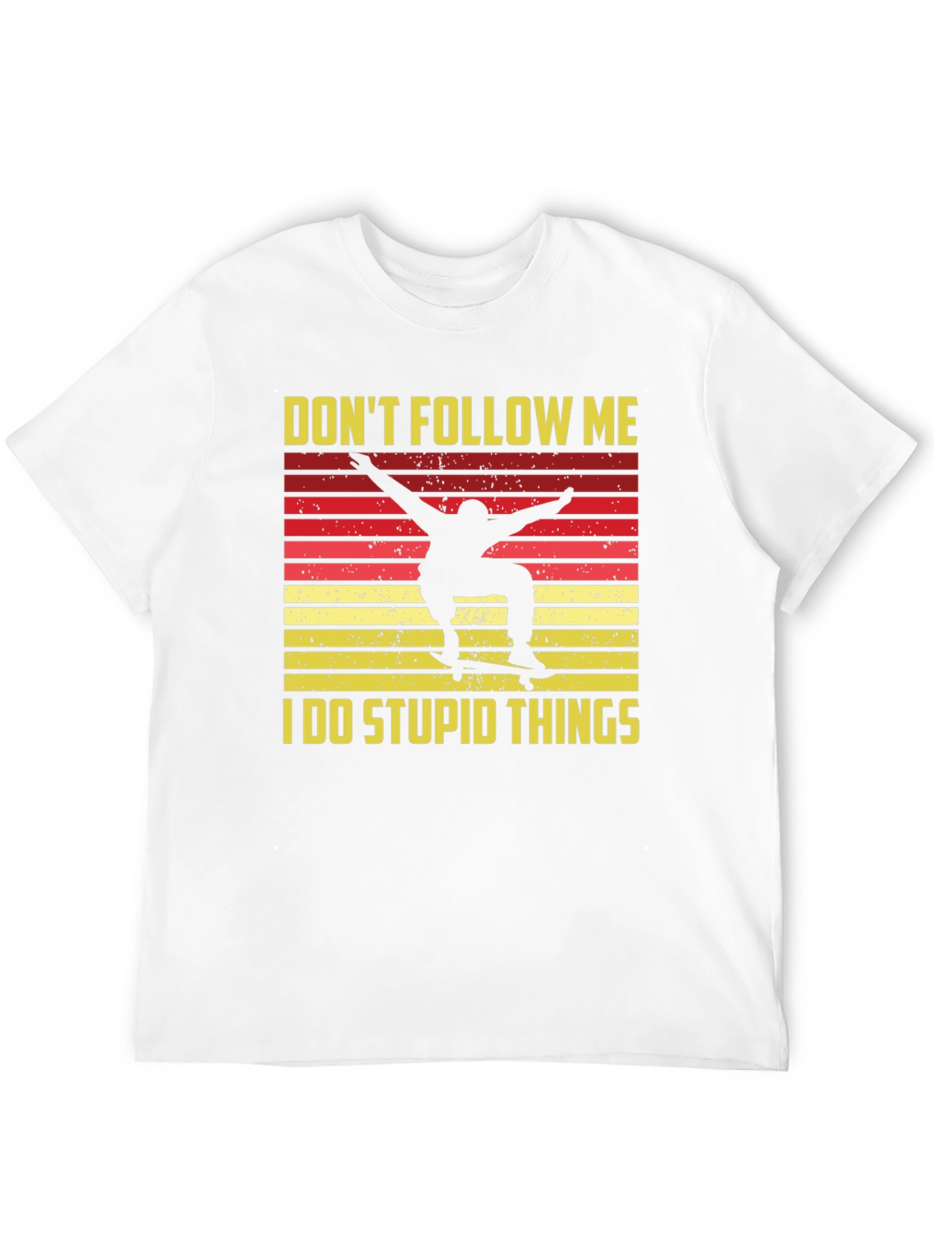 Dont Follow Me Skateboarder Graphic Tee