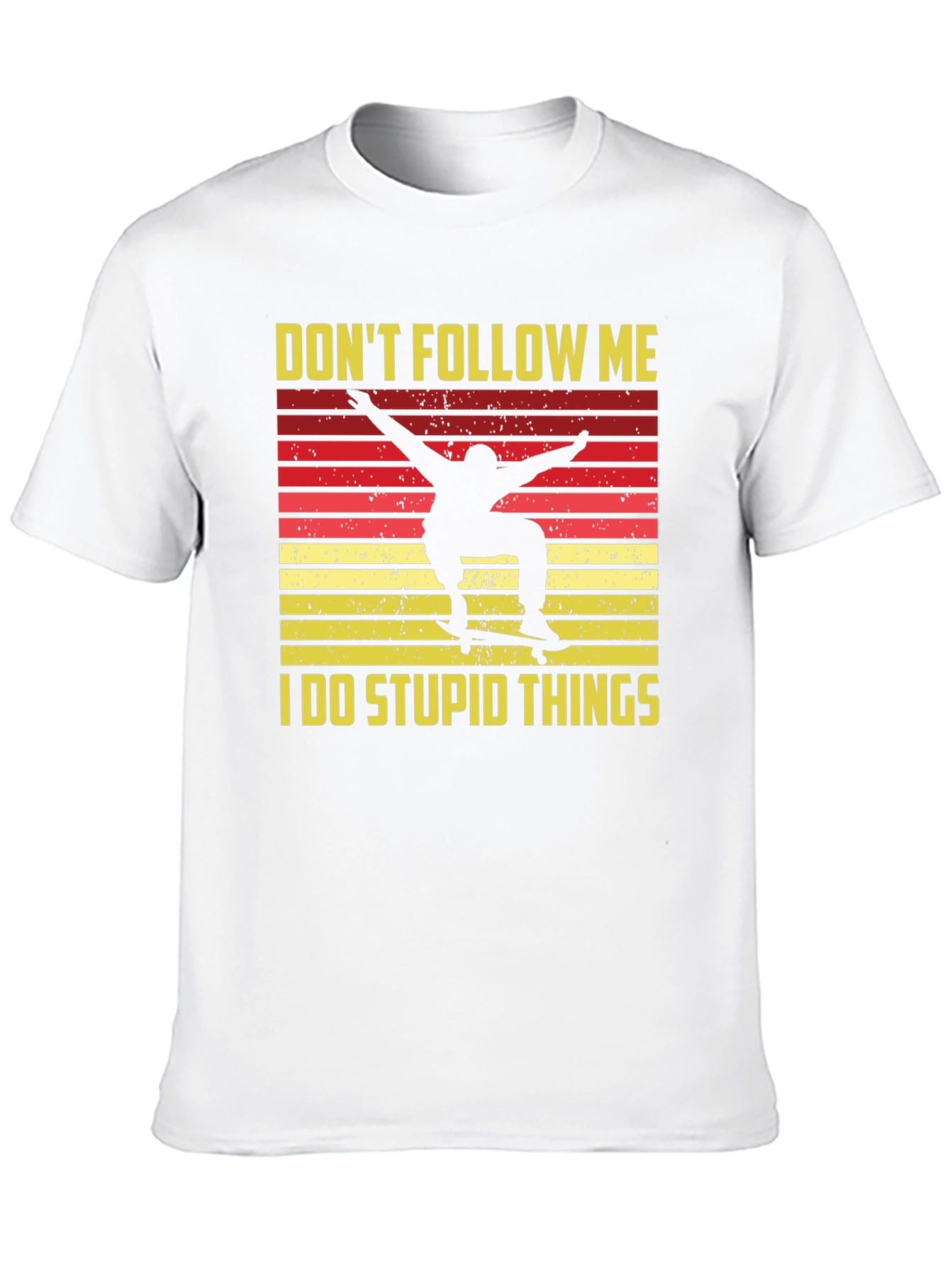 Dont Follow Me Skateboarder Graphic Tee