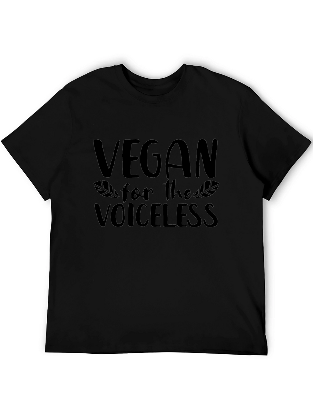 Vegan for the Voiceless T-Shirt - Black