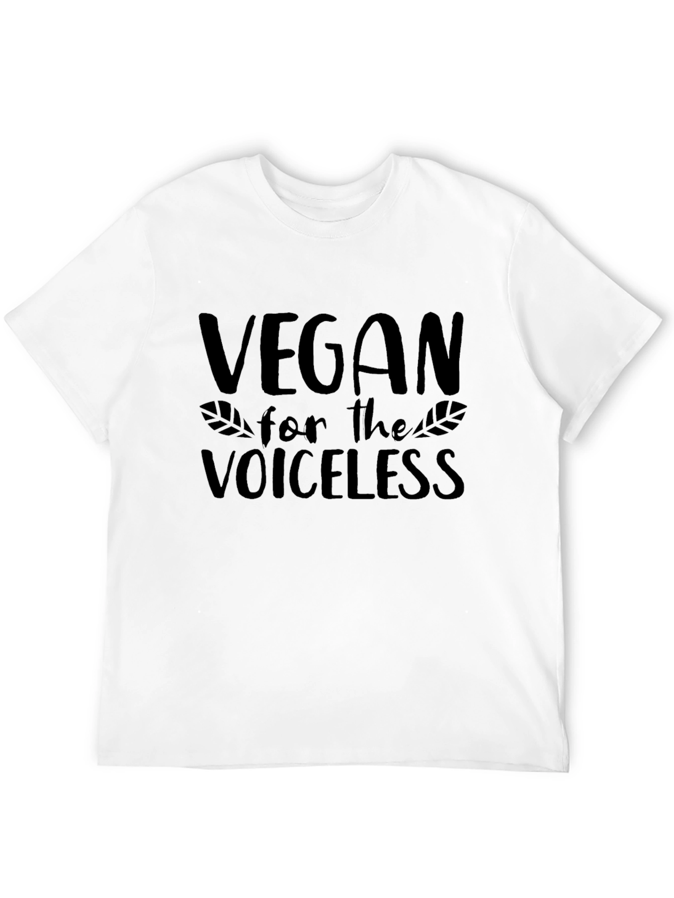 Vegan for the Voiceless T-Shirt - Black