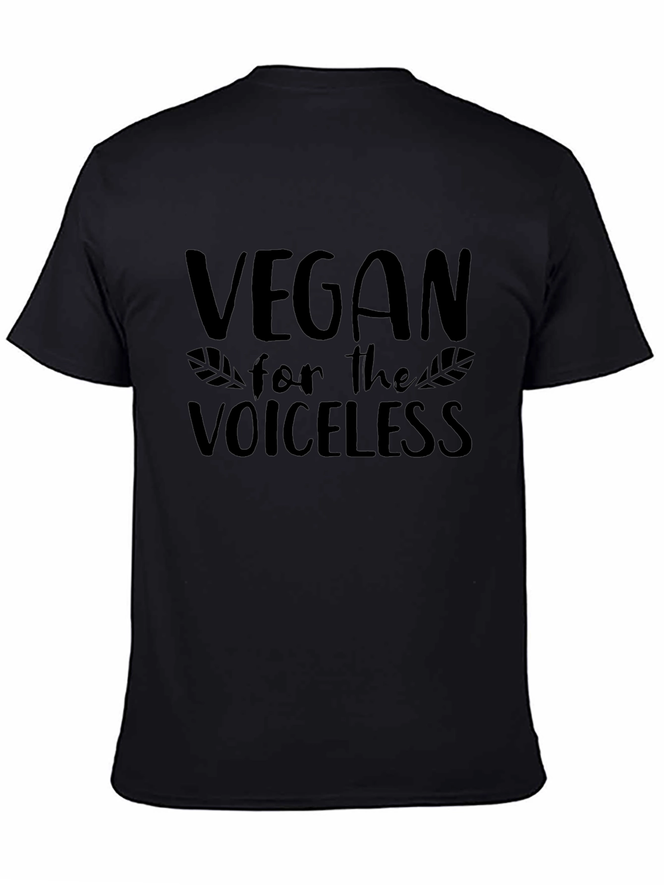 Vegan for the Voiceless T-Shirt - Black