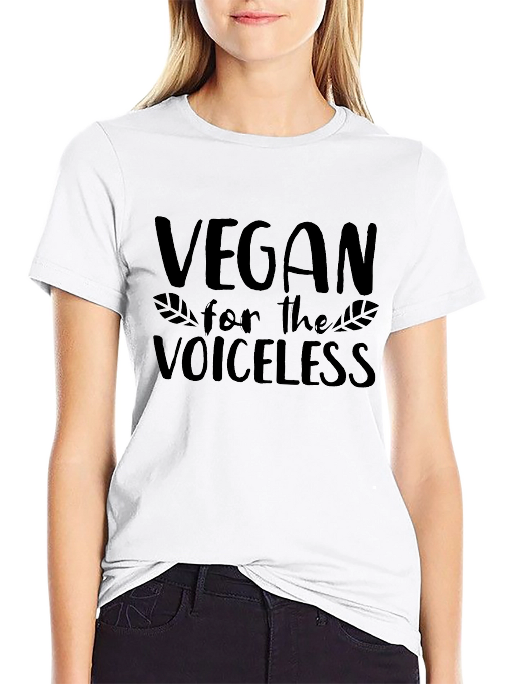 Vegan for the Voiceless T-Shirt - Black
