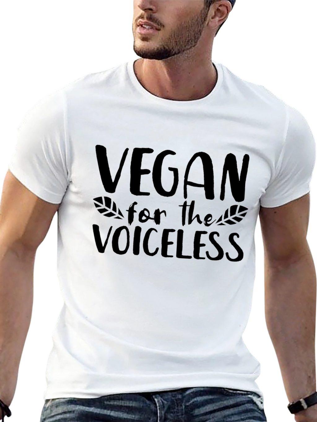 Vegan for the Voiceless T-Shirt - Black