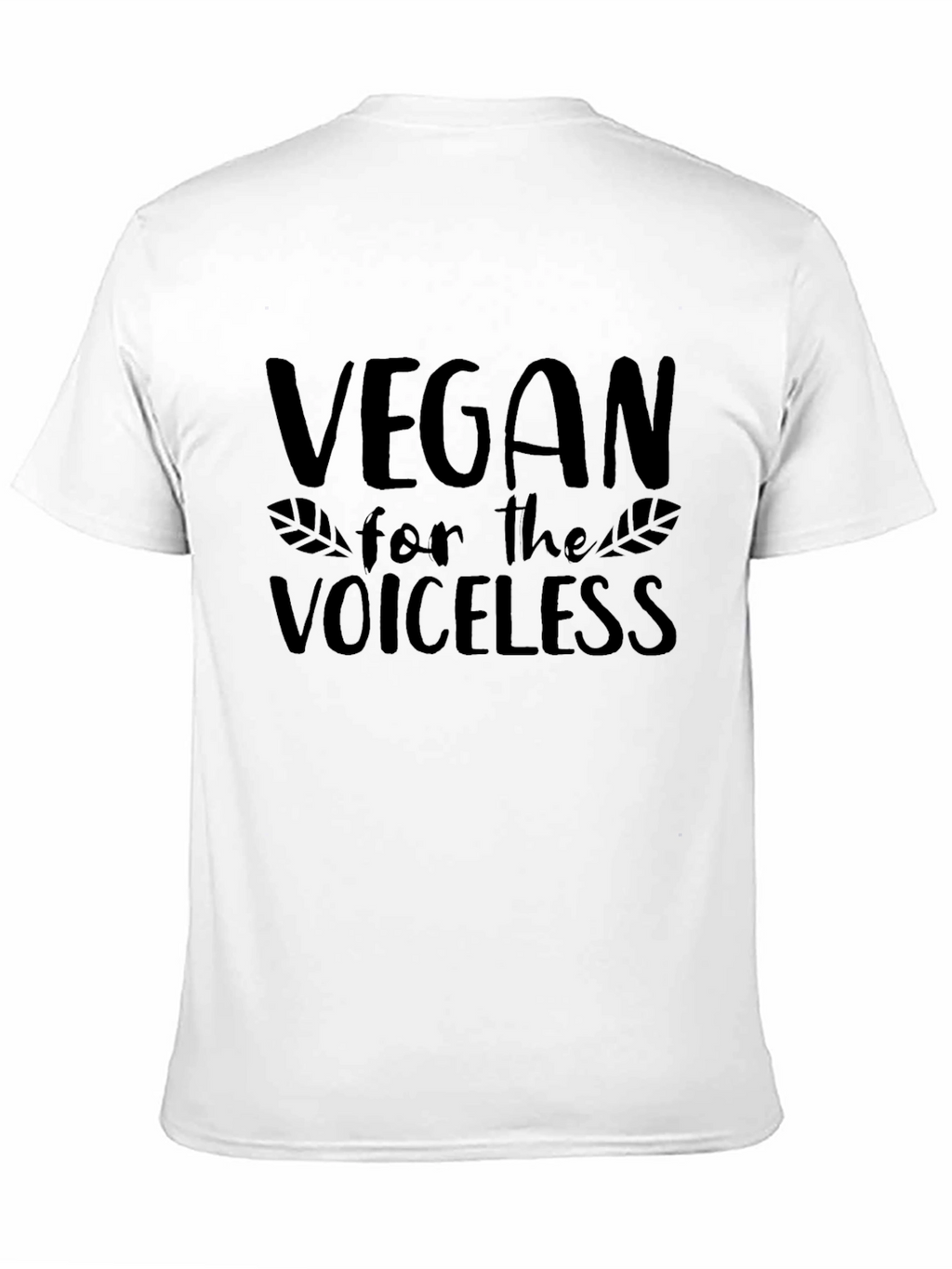 Vegan for the Voiceless T-Shirt - Black
