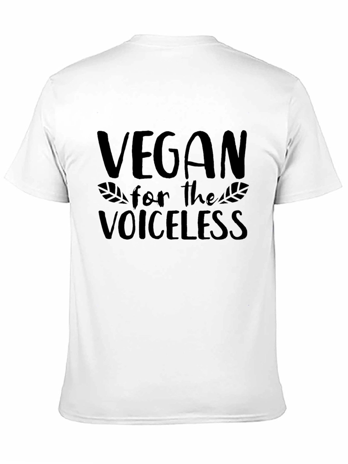 Vegan for the Voiceless T-Shirt - Black
