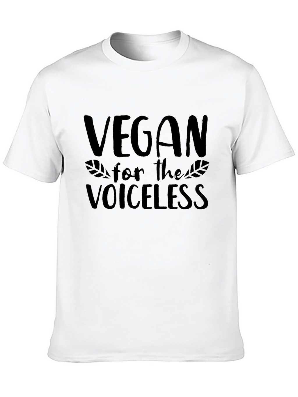 Vegan for the Voiceless T-Shirt - Black