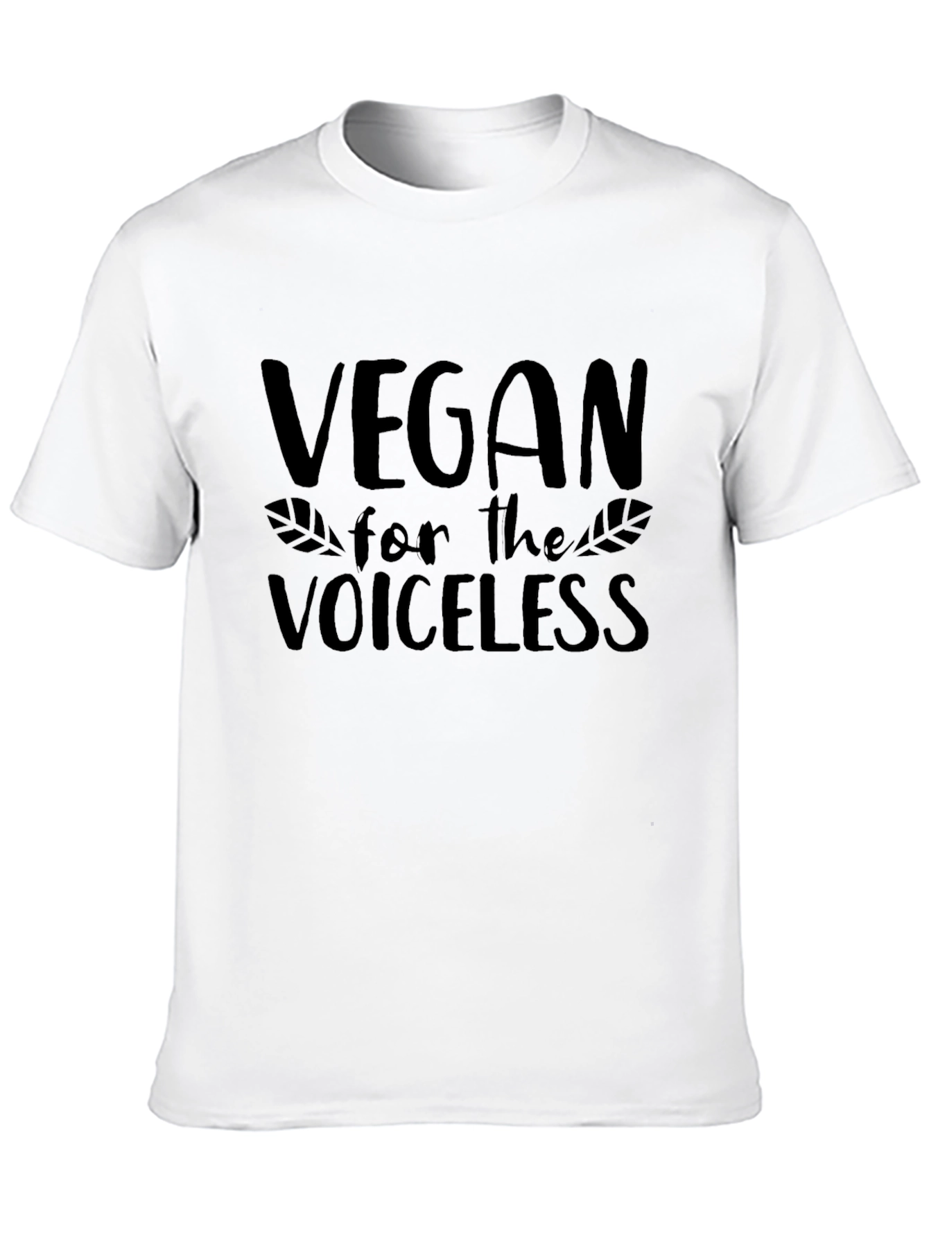 Vegan for the Voiceless T-Shirt - Black
