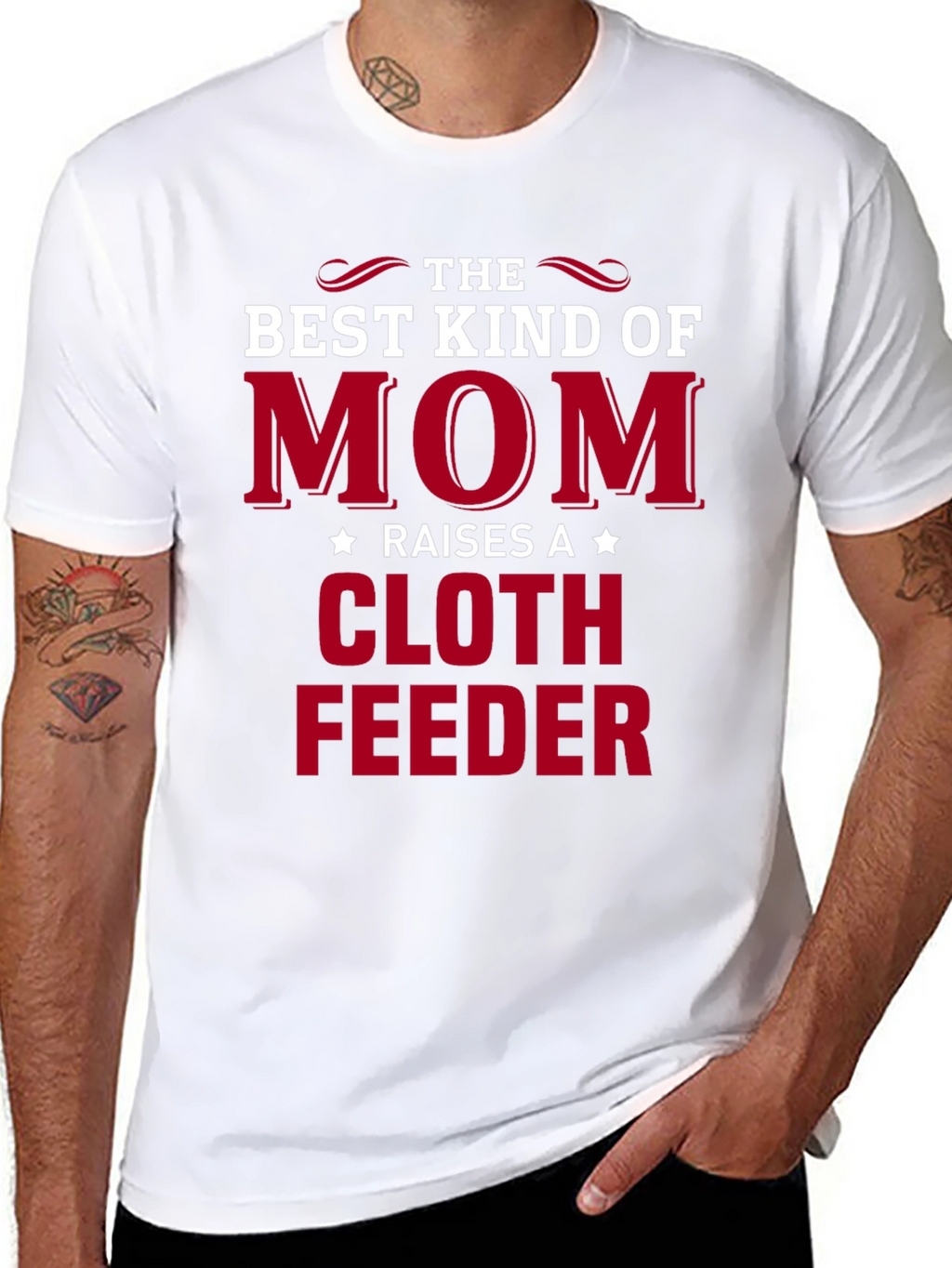 Best Kind of Mom Sloth Feeder Graphic Tee