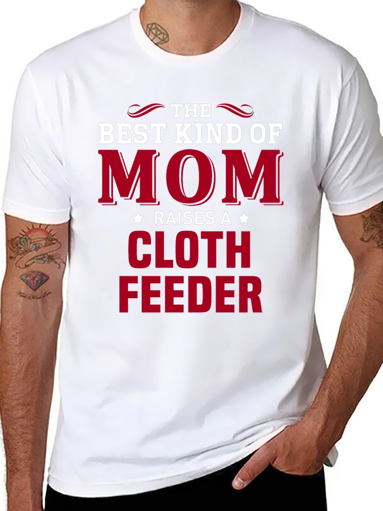 Best Kind of Mom Sloth Feeder Graphic Tee