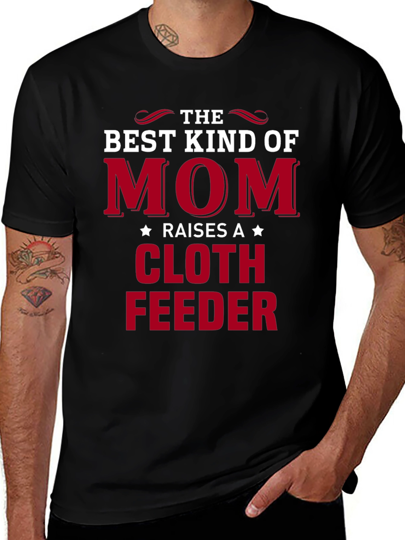Best Kind of Mom Sloth Feeder Graphic Tee