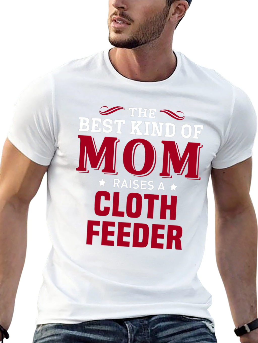 Best Kind of Mom Sloth Feeder Graphic Tee