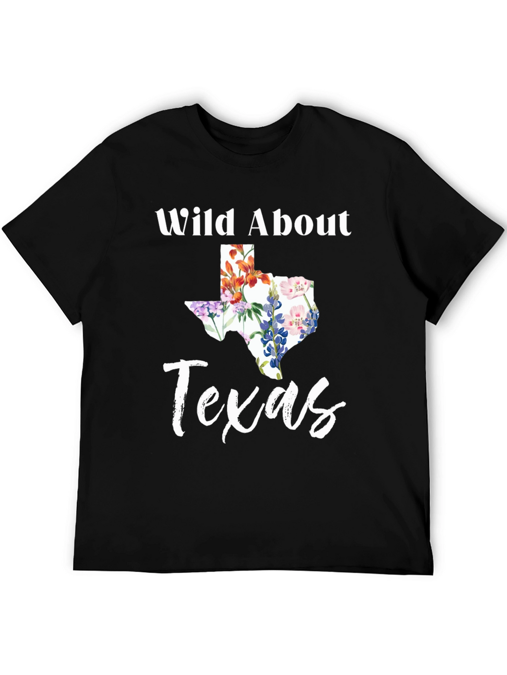 Wild About Texas Floral State T-Shirt