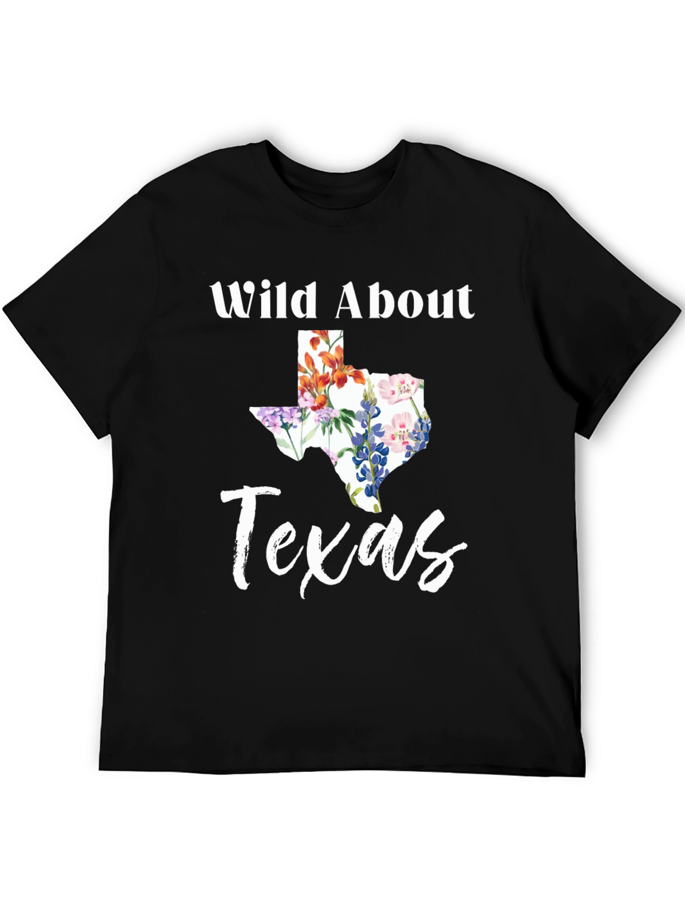 Wild About Texas Floral State T-Shirt