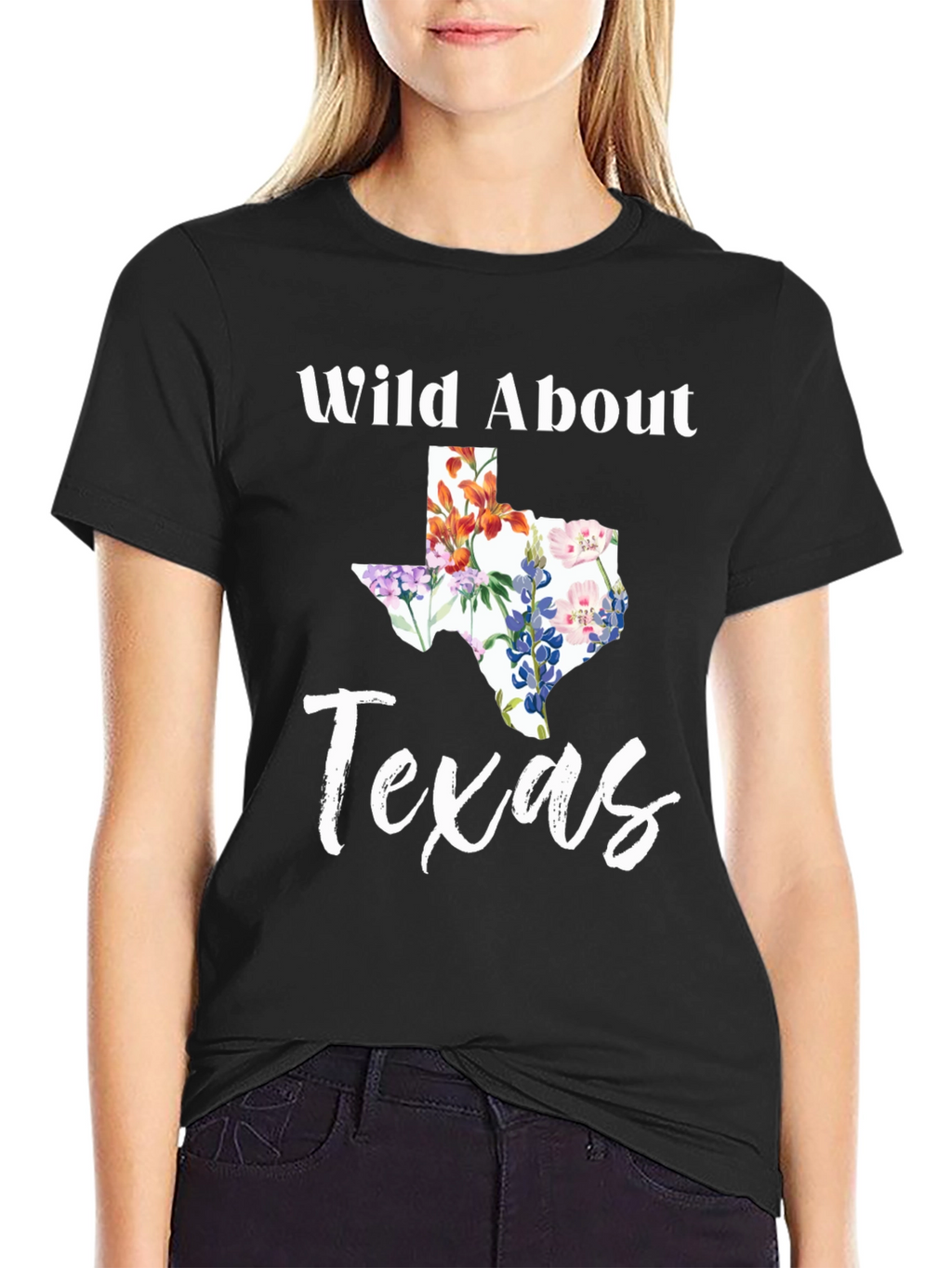 Wild About Texas Floral State T-Shirt
