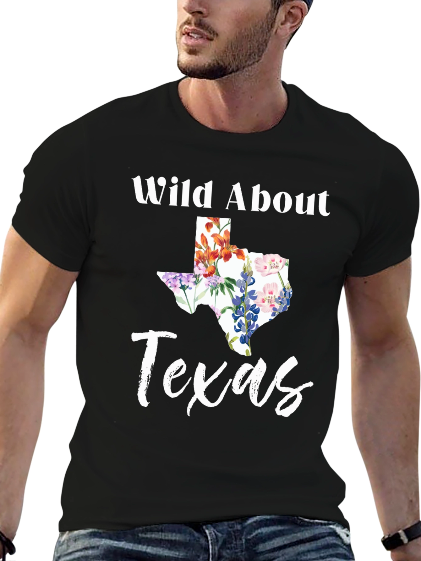 Wild About Texas Floral State T-Shirt