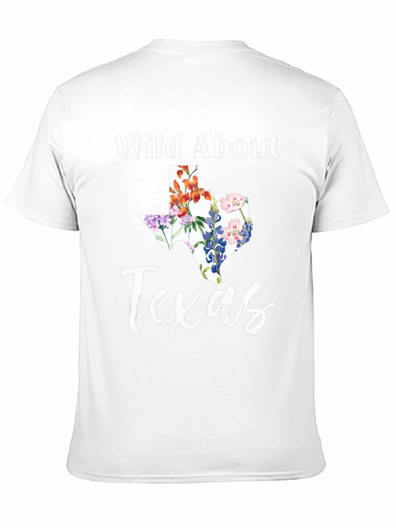 Wild About Texas Floral State T-Shirt