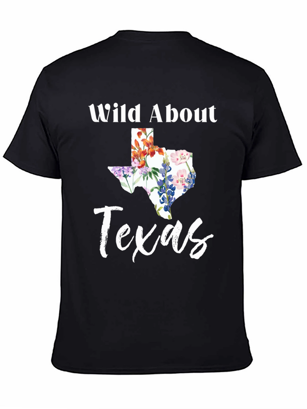 Wild About Texas Floral State T-Shirt