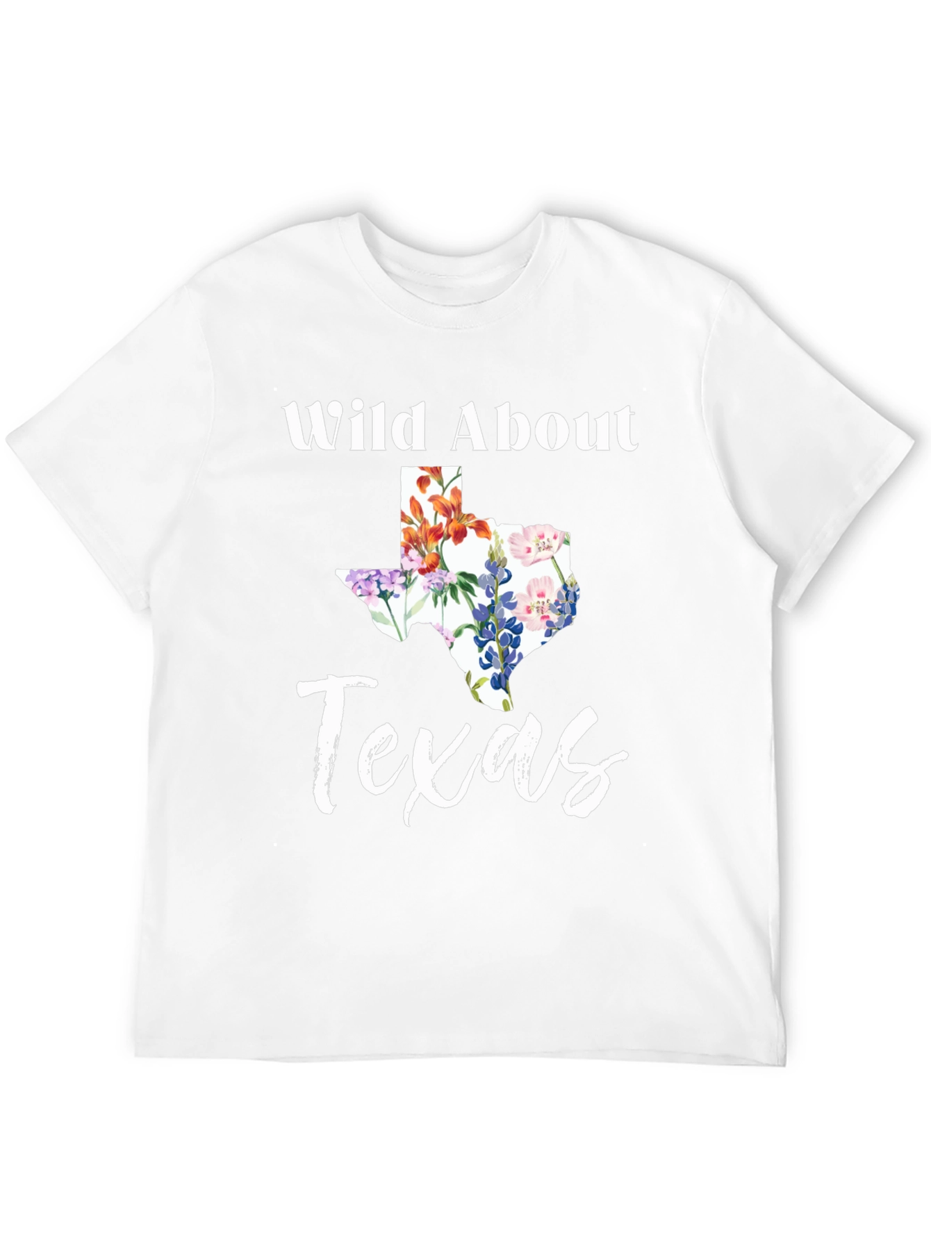Wild About Texas Floral State T-Shirt