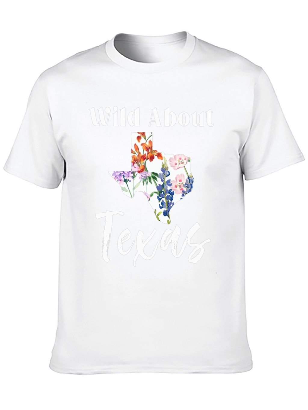 Wild About Texas Floral State T-Shirt