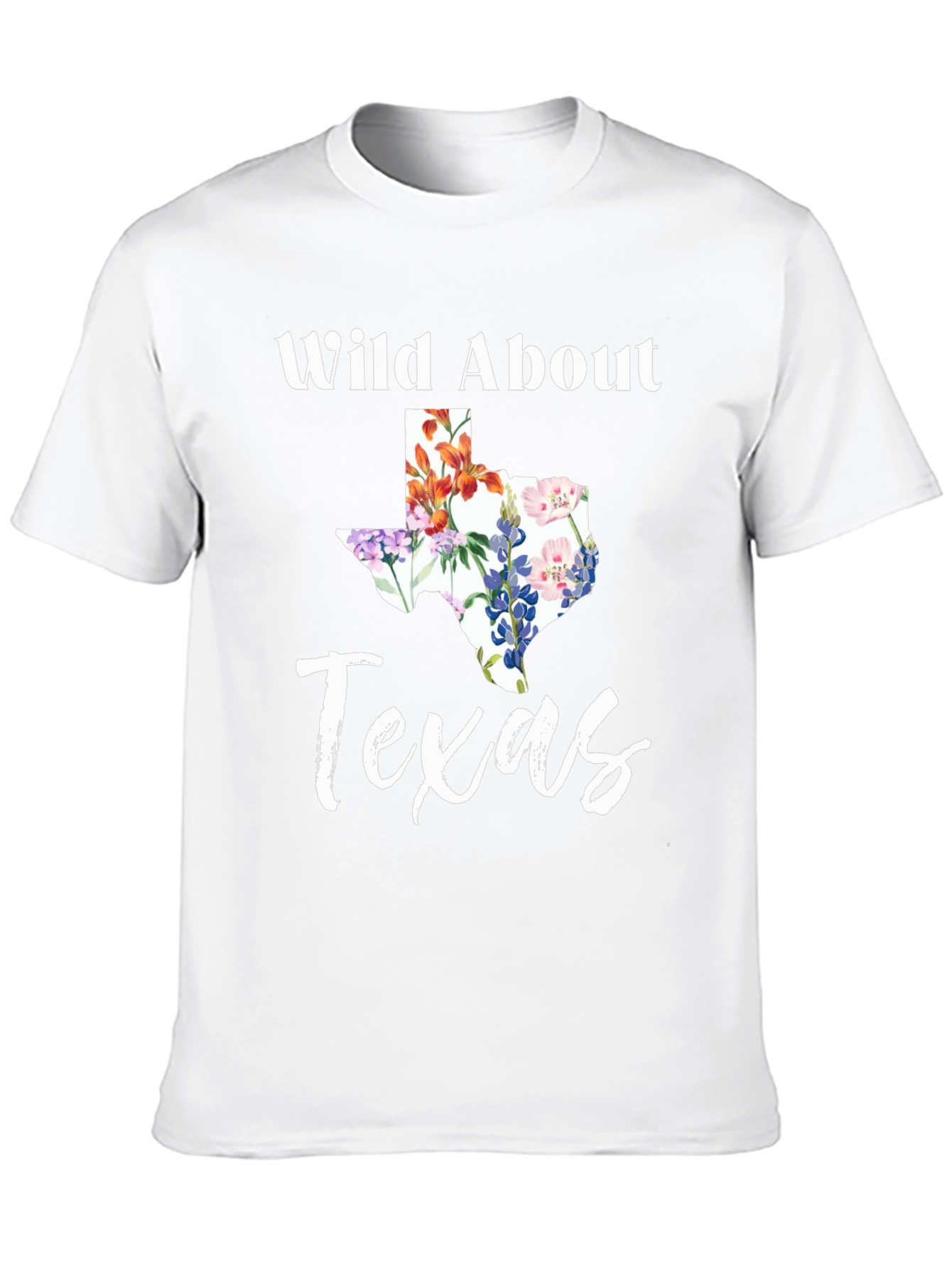 Wild About Texas Floral State T-Shirt