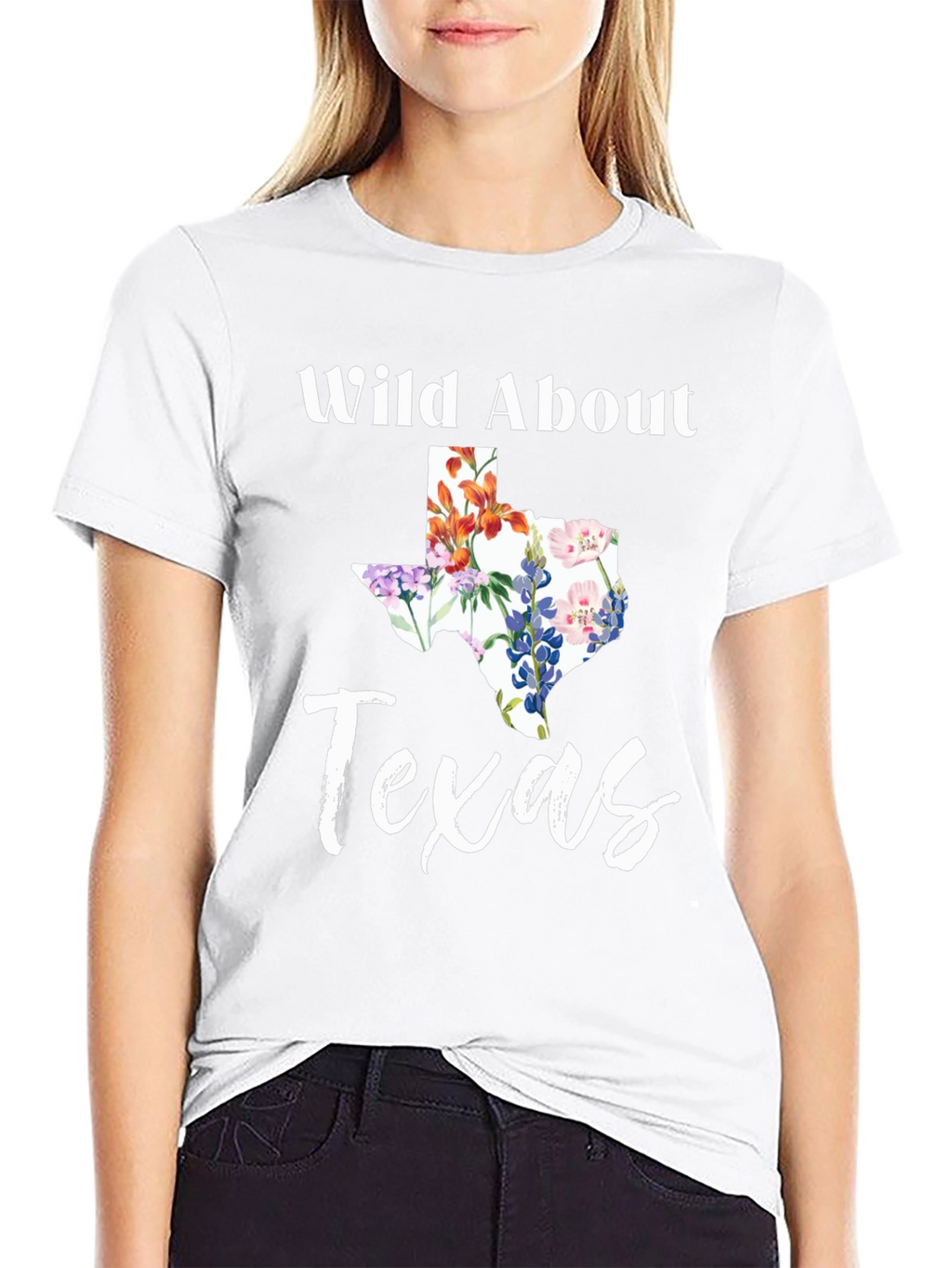 Wild About Texas Floral State T-Shirt