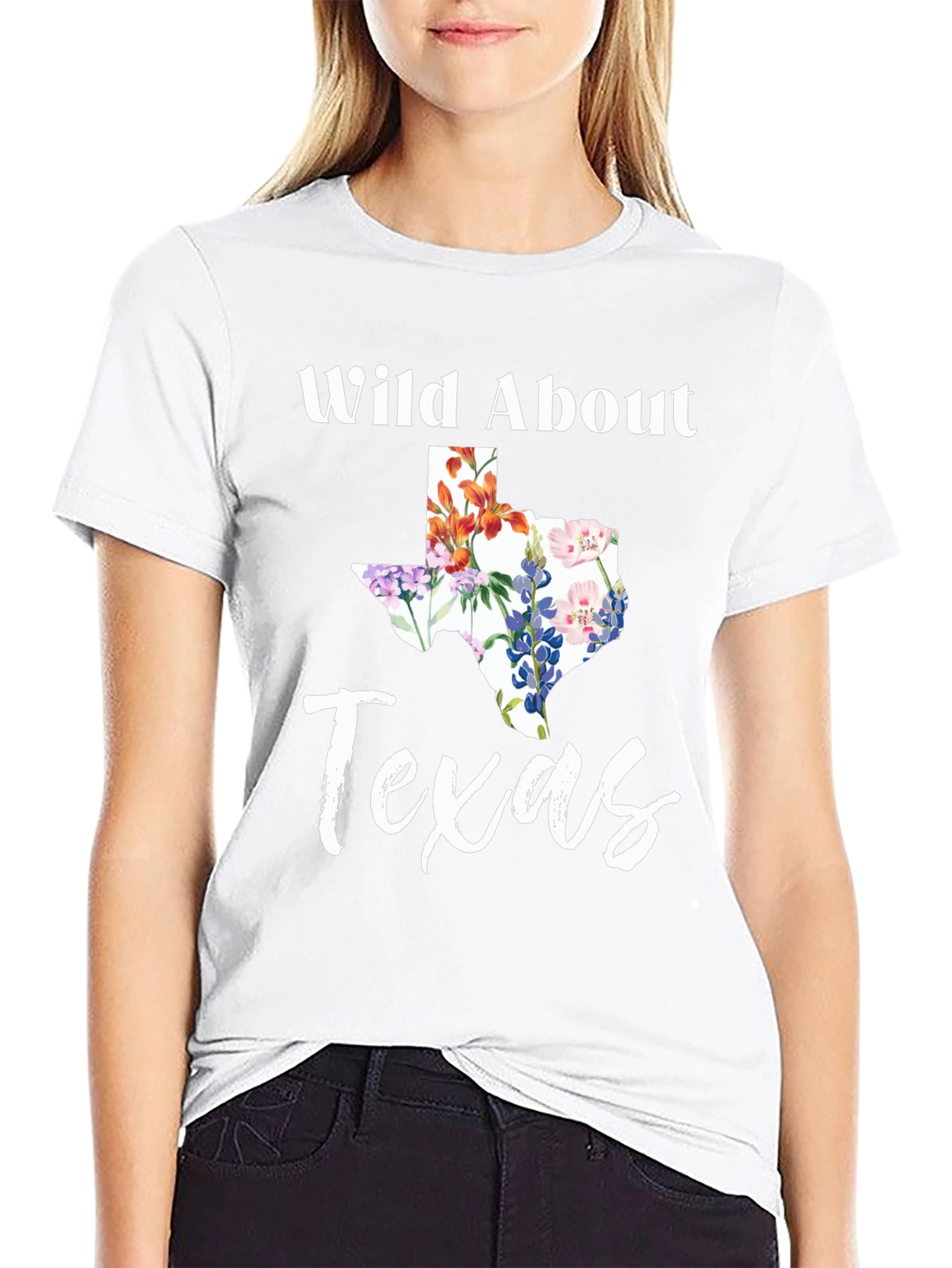 Wild About Texas Floral State T-Shirt