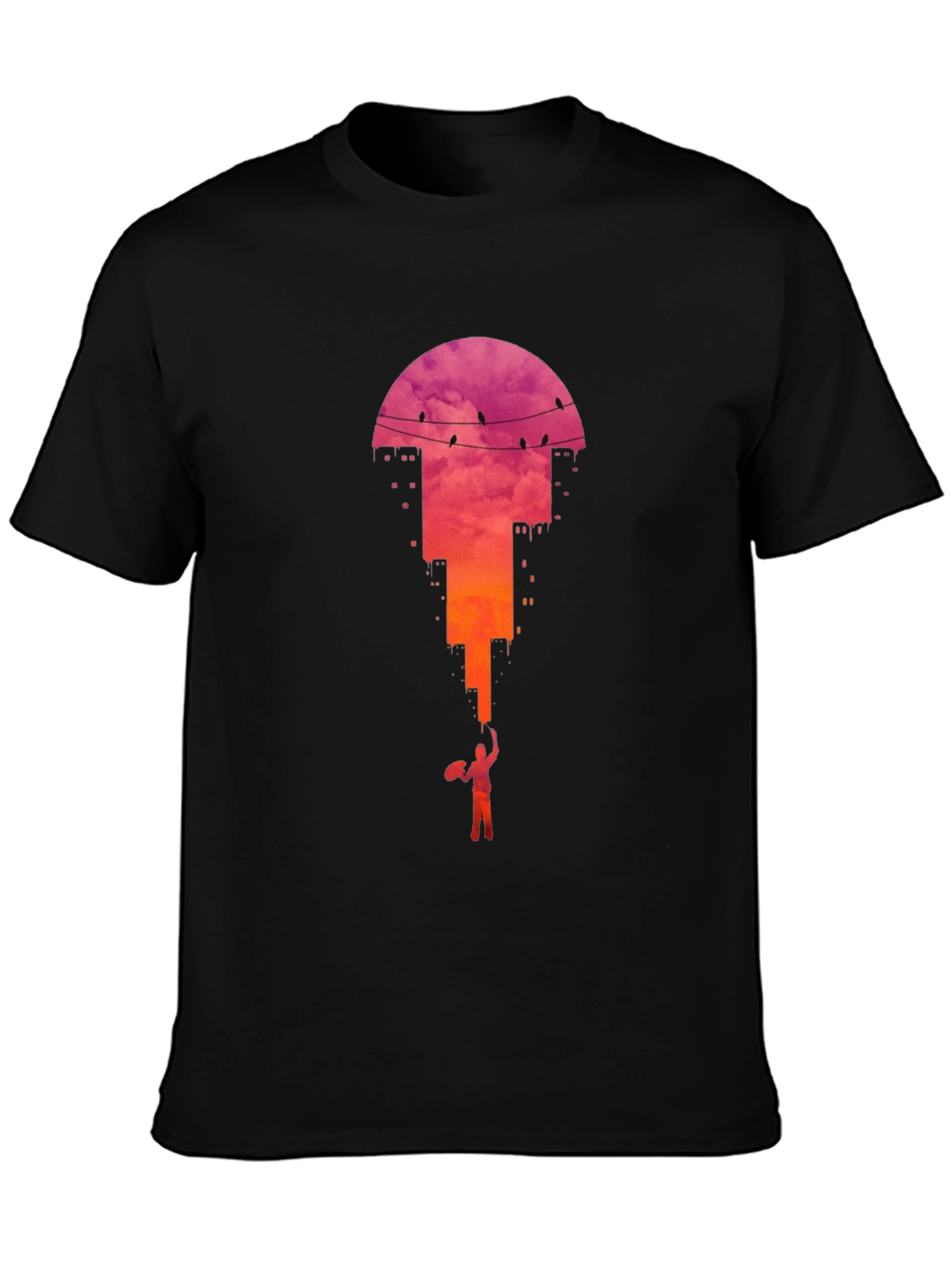 Sunset Cityscape Graphic Tee