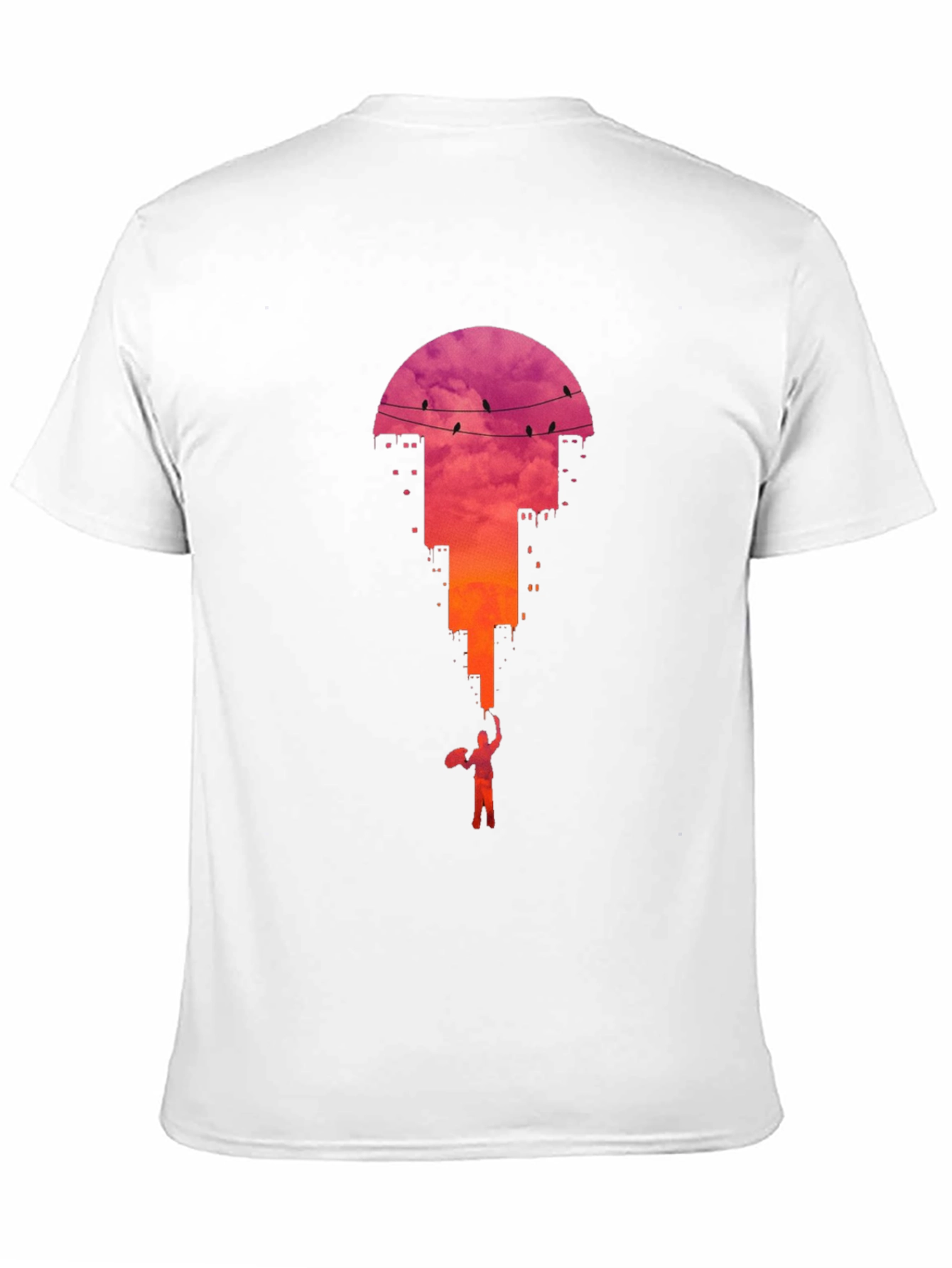 Sunset Cityscape Graphic Tee