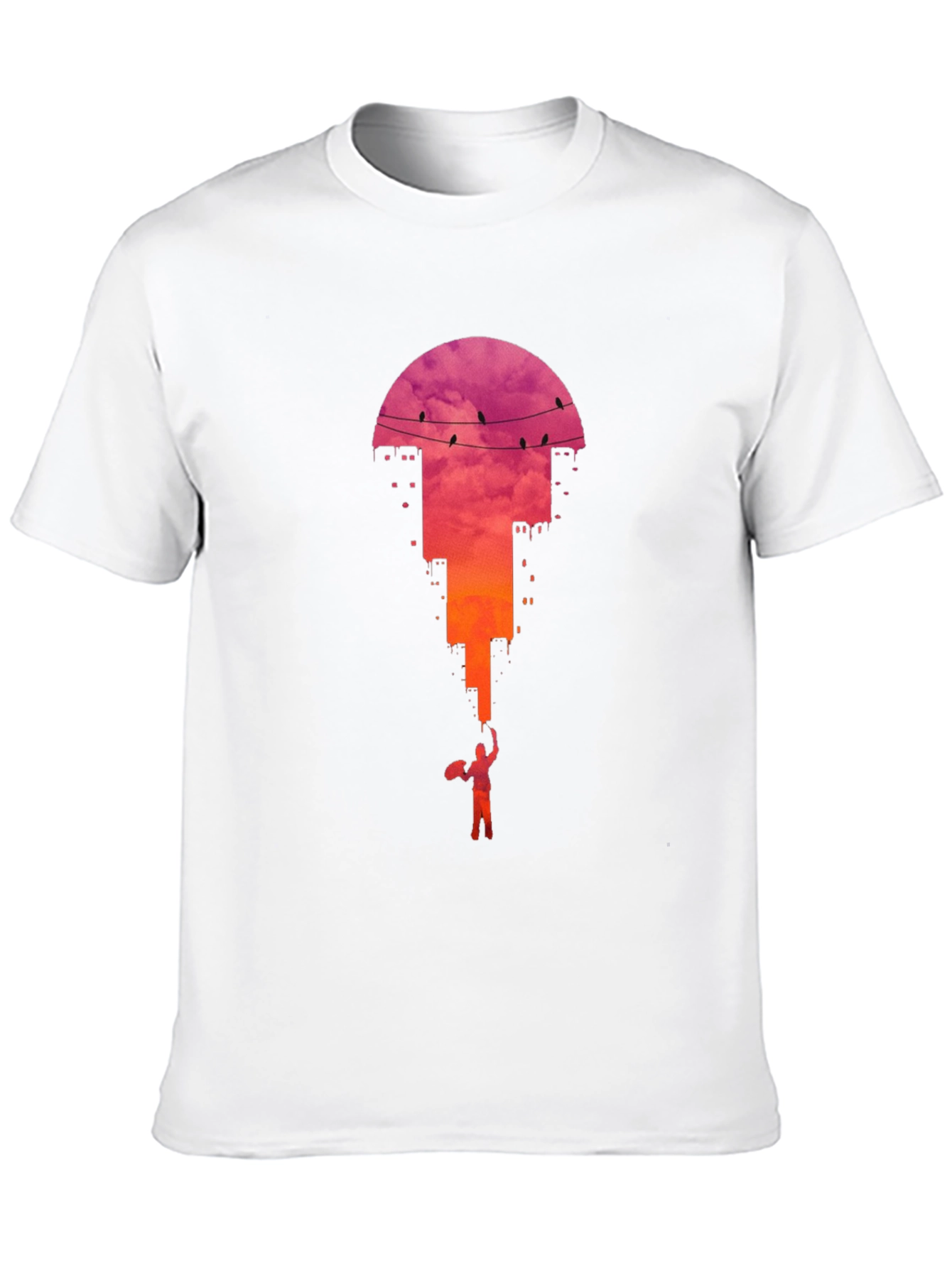 Sunset Cityscape Graphic Tee