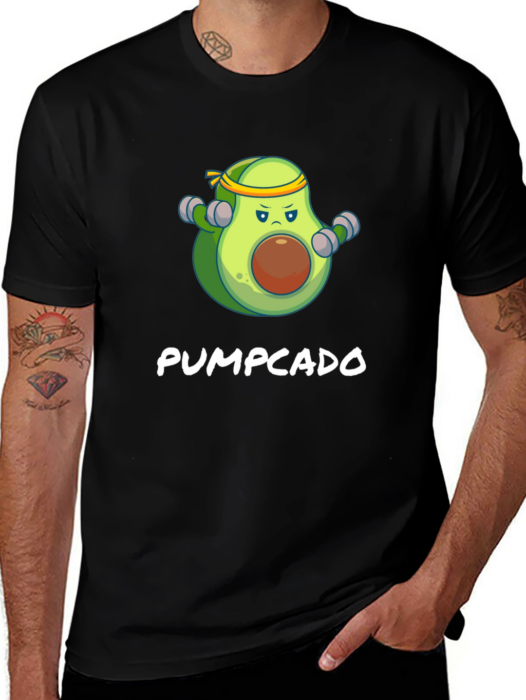 Pumpcado T-Shirt - Avocado Gym Workout Tee