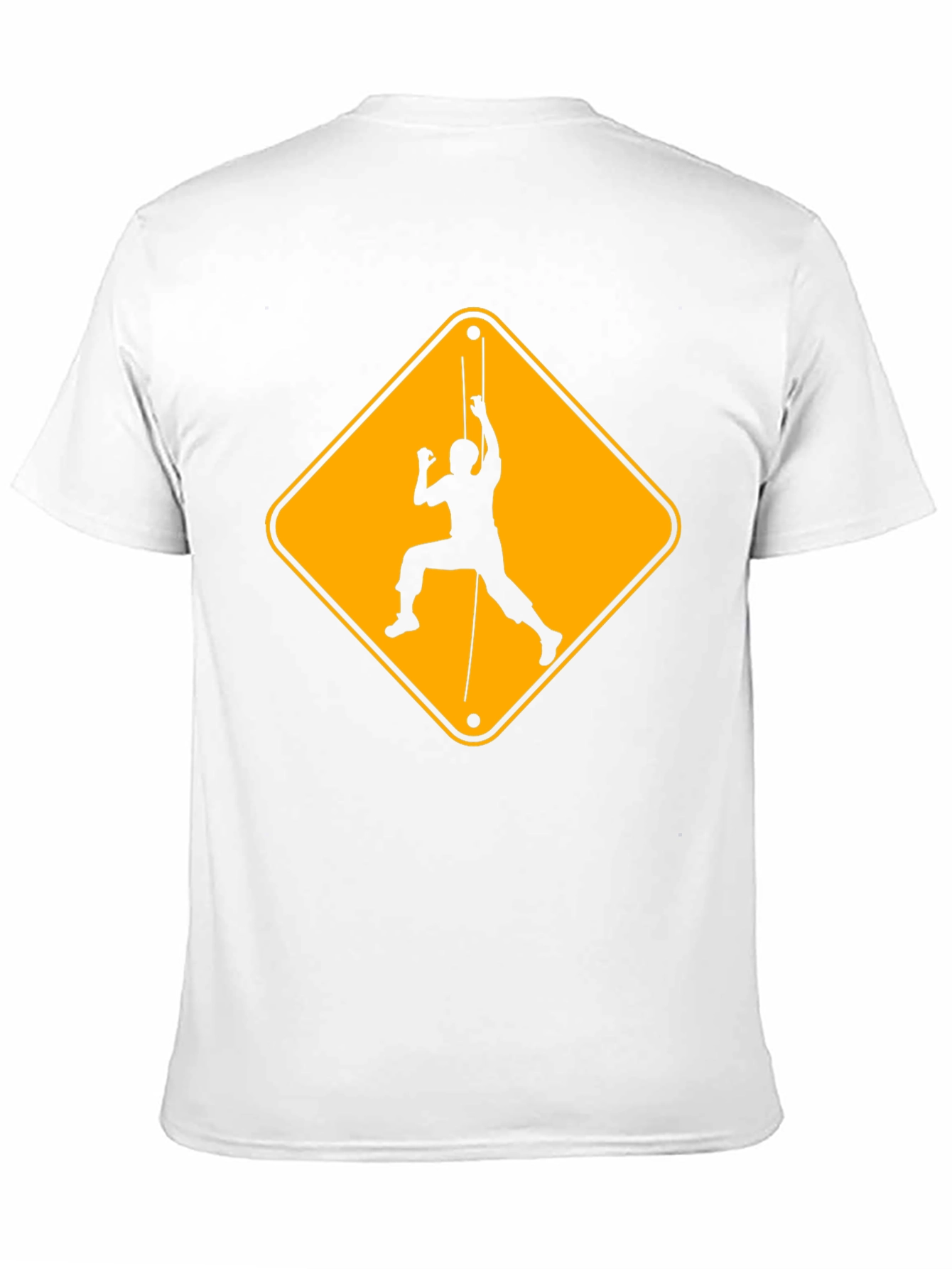 Climbing Hazard Black T-Shirt - Unique Climbers Tee