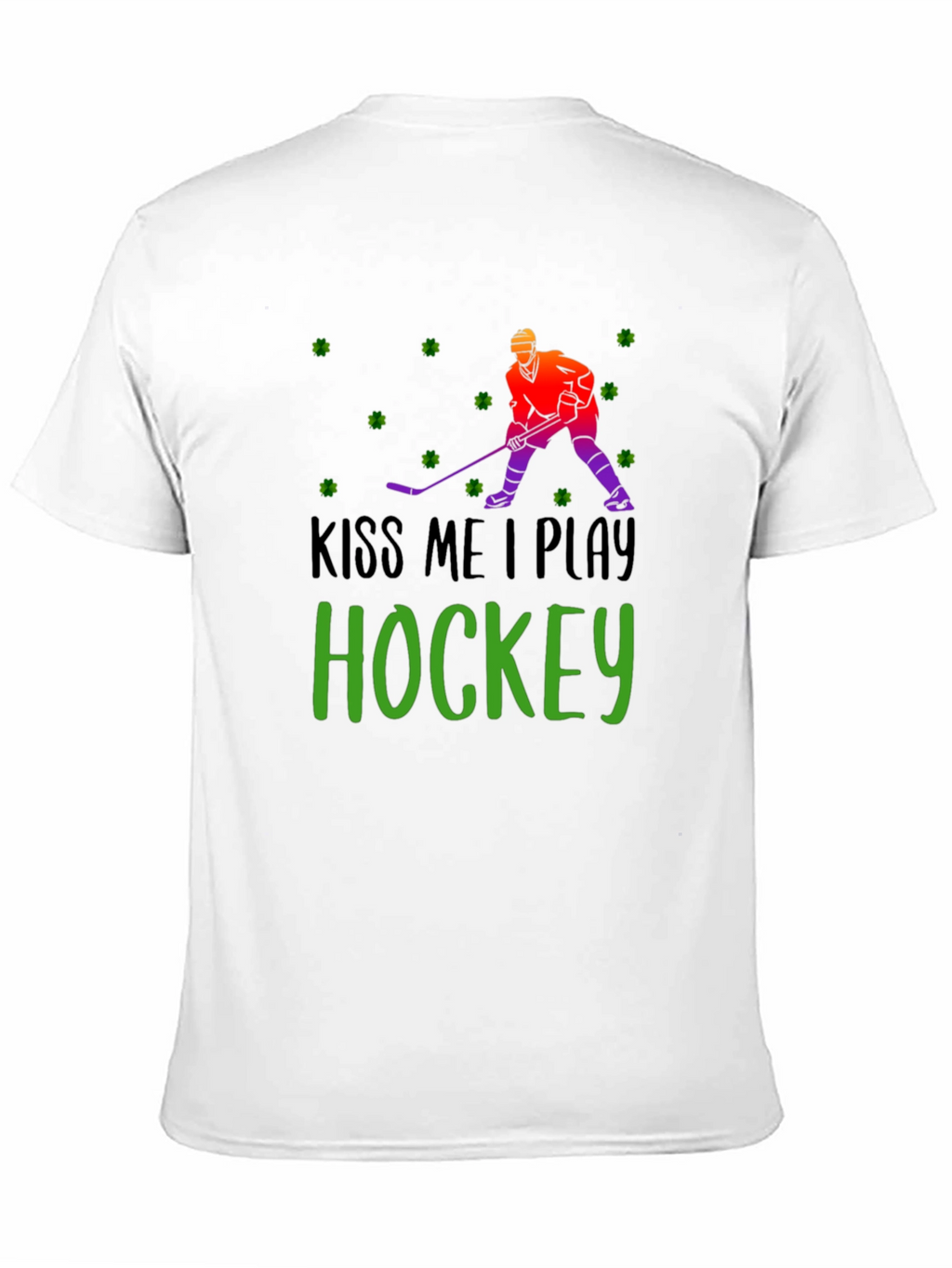 Kiss Me I Play Hockey St. Patricks Day T-Shirt