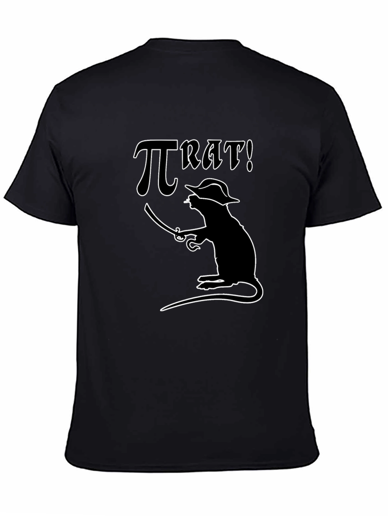 Pi Rat Pirate T-Shirt - Funny Math Pun Tee