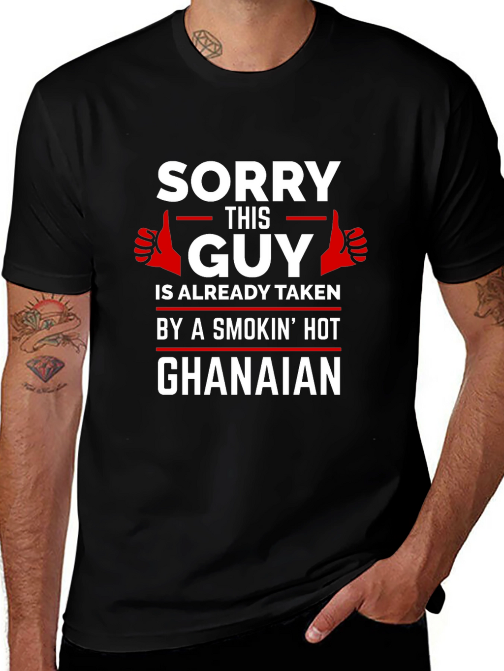 Sorry This Guy is Taken Ghanaian T-Shirt