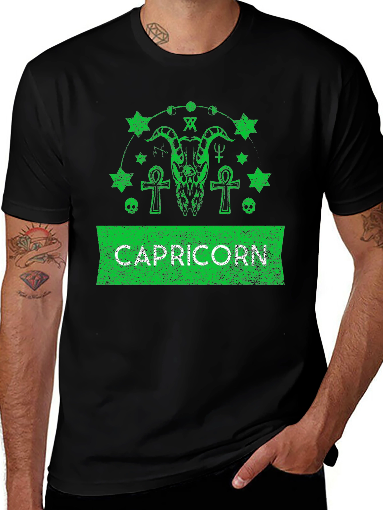 Capricorn Graphic T-Shirt - Zodiac Astrology Tee