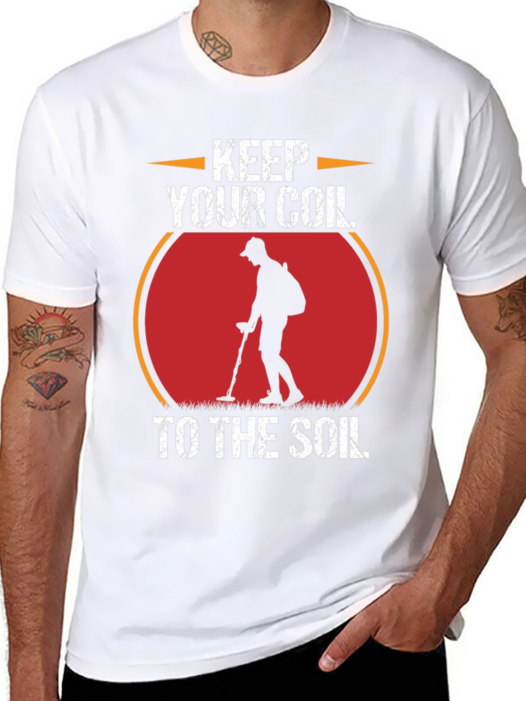 Keep Your Coil to the Soil Metal Detecting T-Shirt