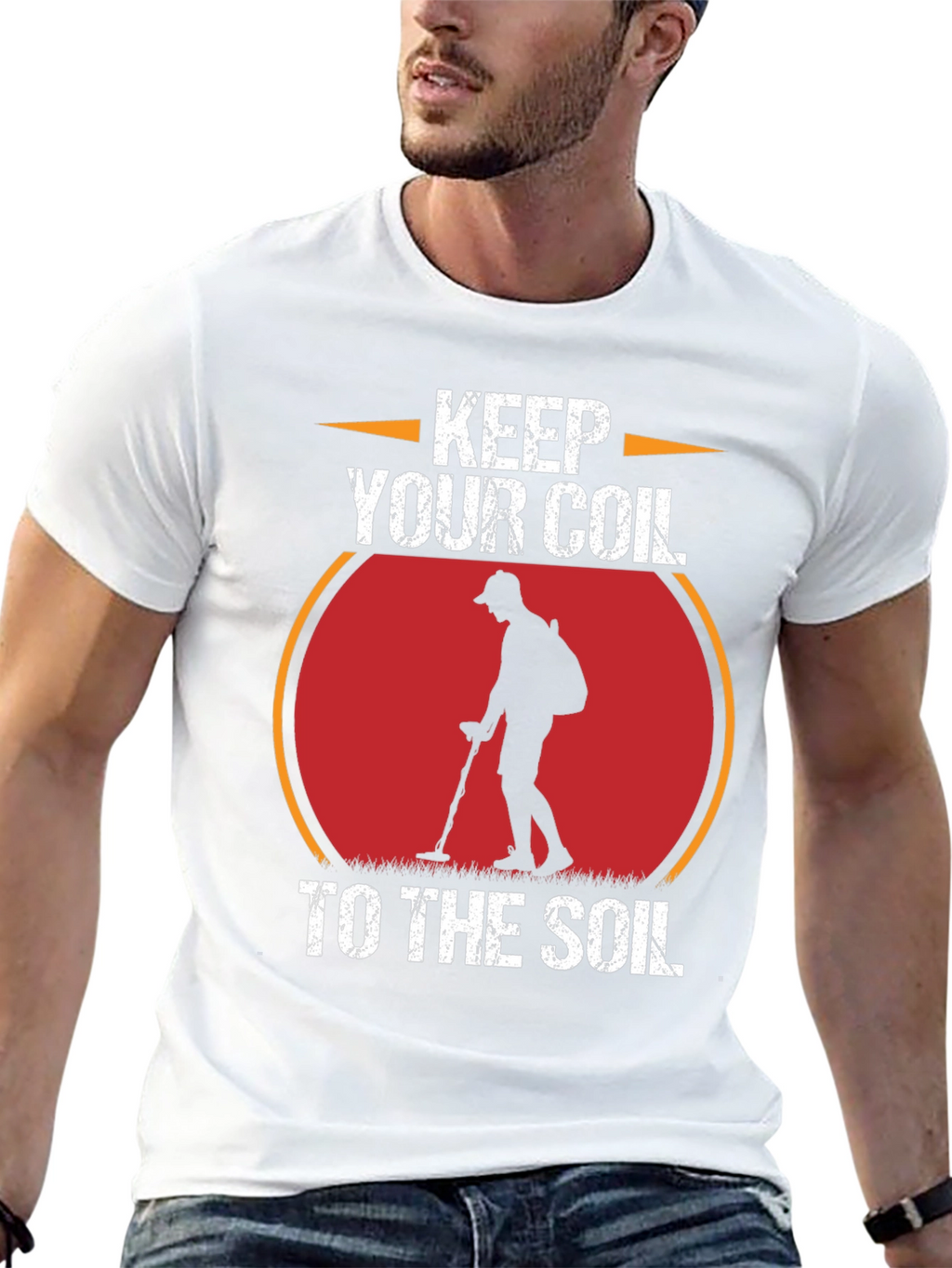 Keep Your Coil to the Soil Metal Detecting T-Shirt