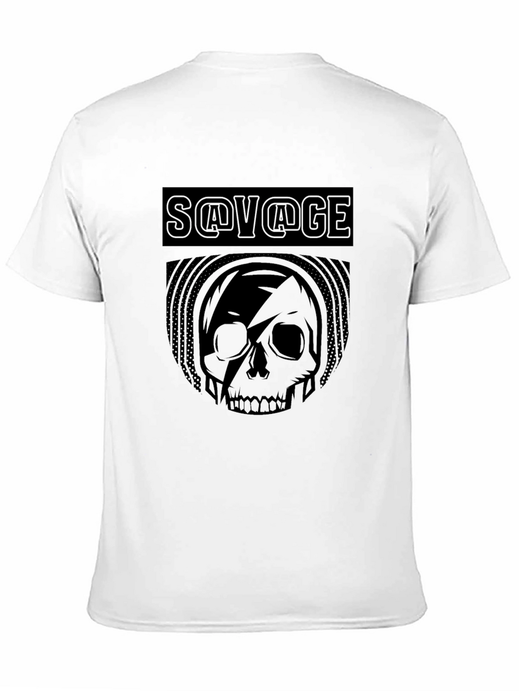 Savage Skull Graphic T-Shirt
