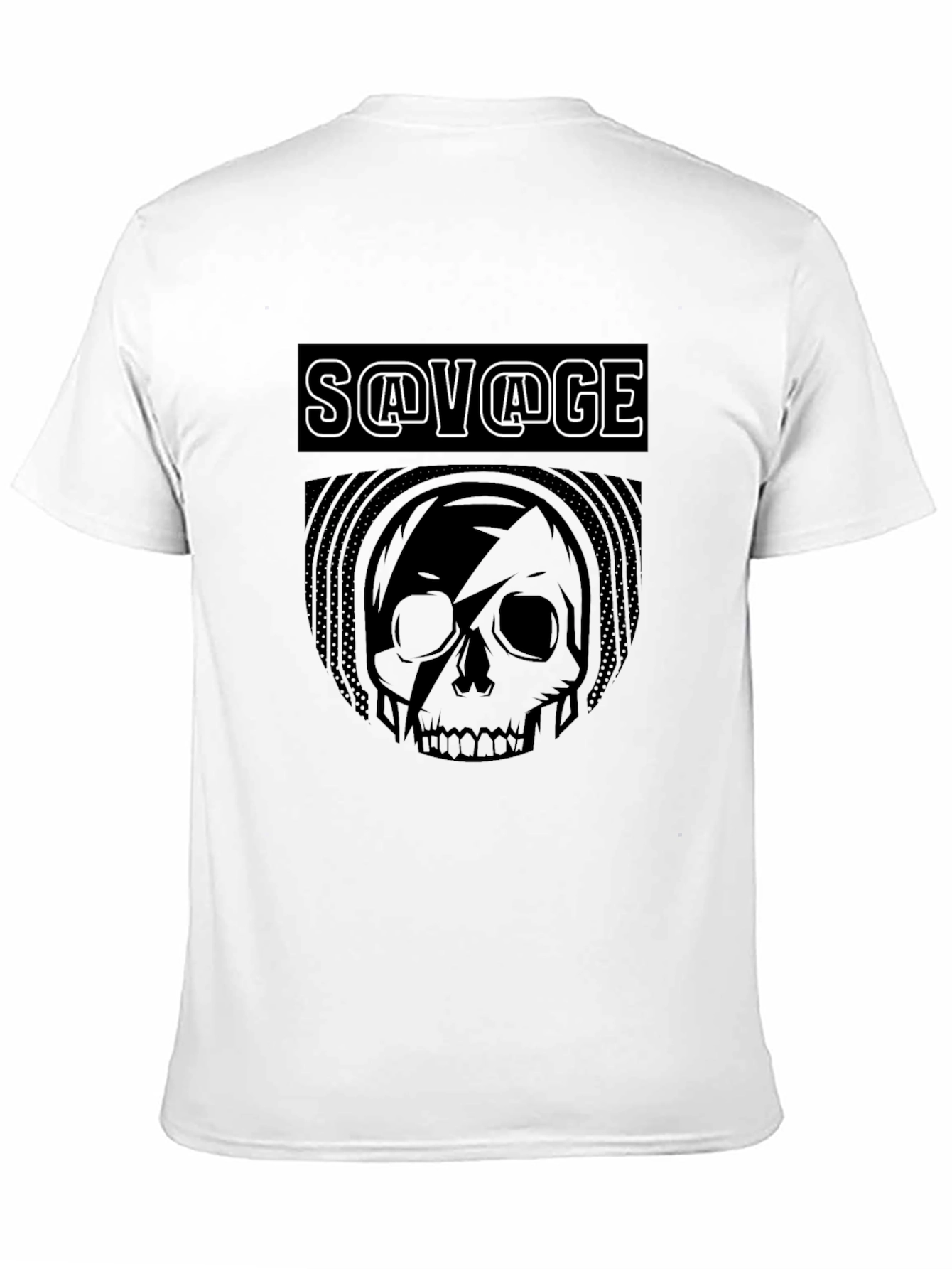 Savage Skull Graphic T-Shirt