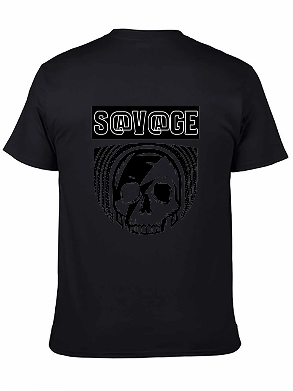 Savage Skull Graphic T-Shirt