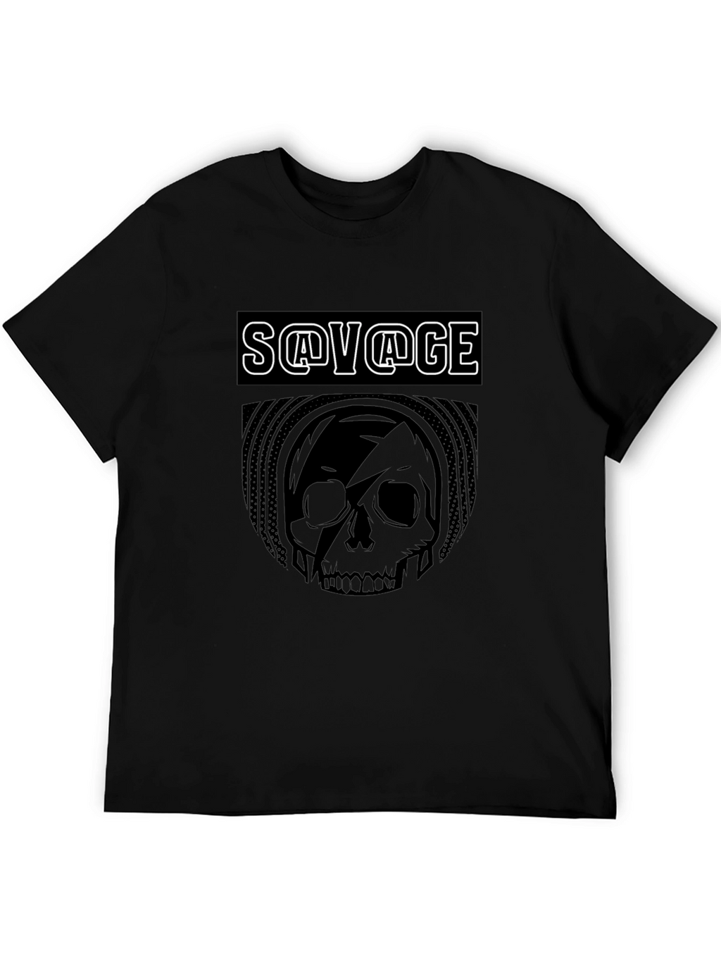 Savage Skull Graphic T-Shirt